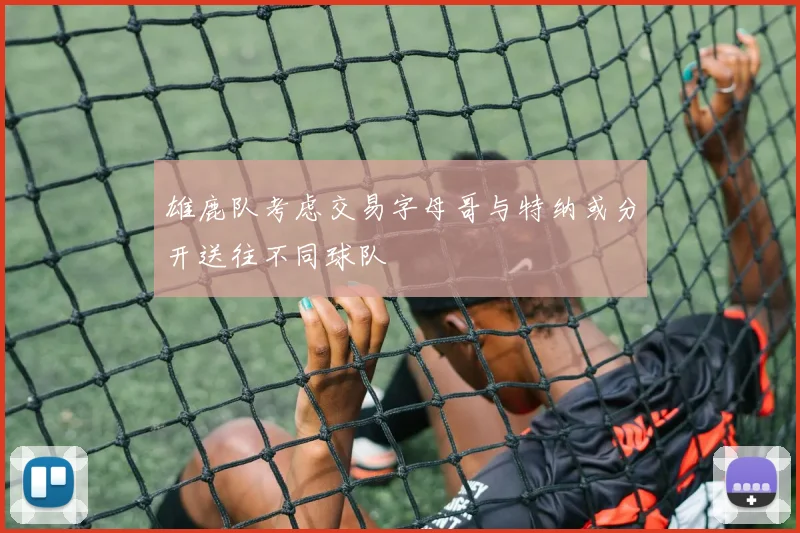 雄鹿队考虑交易字母哥与特纳或分开送往不同球队