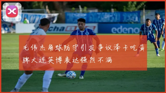 毛伟杰角球防守引发争议泽卡吃黄牌大连英博表达强烈不满